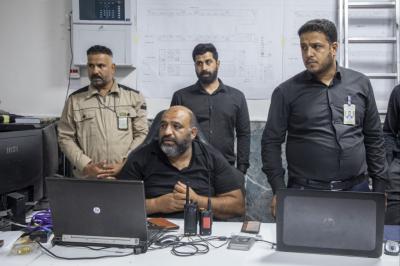 المشرف على مجمع أبي الفضل العباس (عليه السلام) يتفقد الخدمات المقدمة لزائري الأربعين