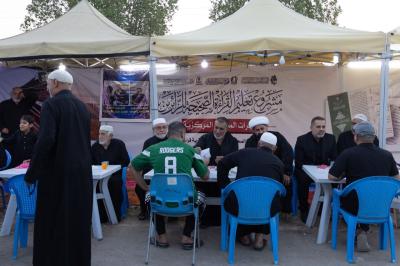 المجمع العلمي يقيم محطات تعليم القراءة الصحيحة ومسابقة قرآنية للزائرين في بغداد