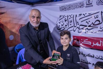 المجمع العلمي يقيم محطات تعليم القراءة الصحيحة ومسابقة قرآنية للزائرين في بغداد