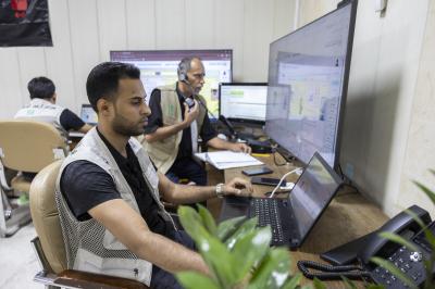 تقنيات متطورة تعتمدها السيطرة المركزية لإرشاد التائهين في زيارة الأربعين