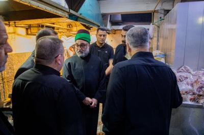الأمين العام للعتبة العباسية المقدسة يتفقد خدمات قسم المضيف لزائري الأربعين