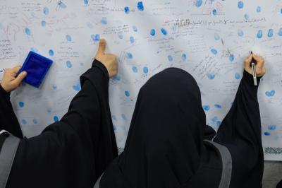 عبر موكب الباقيات الصالحات.. مجمع العفاف النسوي يقدم خدمات متنوعة لزائرات الأربعين