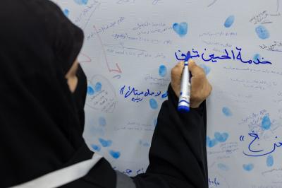 عبر موكب الباقيات الصالحات.. مجمع العفاف النسوي يقدم خدمات متنوعة لزائرات الأربعين