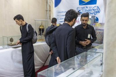 متحف الكفيل يثري الموكب الثقافي العام بورش فنية وعرض نسخ من مقتنياته