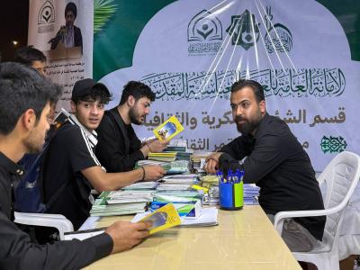 خدمات فكرية وثقافية عديدة قدمها مركز مُلتقى القمر الثقافي لزائري الأربعين