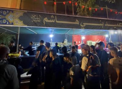 موكب عميد بني هاشم يحصي خدماته المقدمة للزائرين في زيارة الأربعين