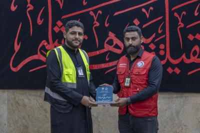 مركز الكفيل للصحّة والسلامة العامة يكرّم الهيئات المشاركة في برنامج الإخلاء الطبّي خلال زيارة الأربعين