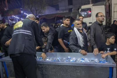 قسم المعارف: موكب (بنفسي أنت) قدم 75 ألف وجبة طعام رئيسة للزائرين في كربلاء المقدسة