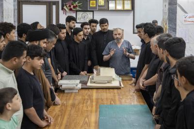 قسم الشؤون الفكرية ينظم ورشة في صيانة التراث المخطوط وحفظه لوفد من ميسان