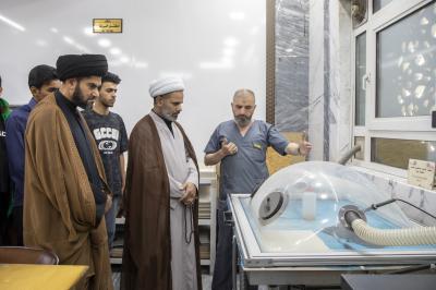 قسم الشؤون الفكرية ينظم ورشة في صيانة التراث المخطوط وحفظه لوفد من ميسان