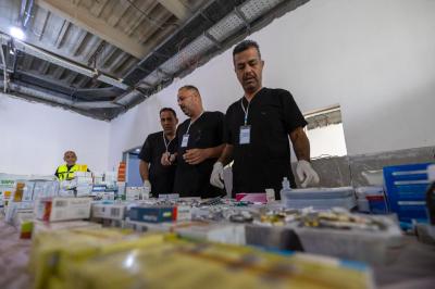 قسم الشؤون الطبية: تجهيز نحو ٦ أطنان من العلاجات لتأمين الخدمات الصحية لزائرين مدينة سامراء