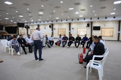 العتبة العباسية المقدسة تنظم دورة تدريبية حول السلامة المهنية لملاكاتها