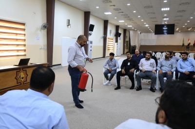 العتبة العباسية المقدسة تنظم دورة تدريبية حول السلامة المهنية لملاكاتها