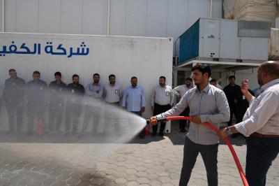 العتبة العباسية المقدسة تنظم دورة تدريبية حول السلامة المهنية لملاكاتها