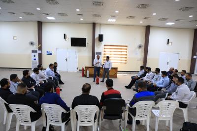 العتبة العباسية المقدسة تنظم دورة تدريبية حول السلامة المهنية لملاكاتها