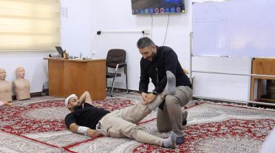 مركز الكفيل يستأنف دوراته التدريبية في الإسعافات الأولية لمنتسبي العتبة العباسية المقدسة