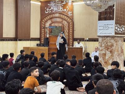 المجمع العلمي يقيم مجلس عزاء بذكرى شهادة الإمام الحسن العسكري (عليه السلام) في المثنى