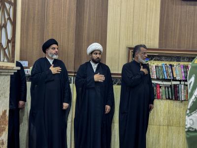 المجمع العلمي يقيم مجلس عزاء بذكرى شهادة الإمام الحسن العسكري (عليه السلام) في المثنى