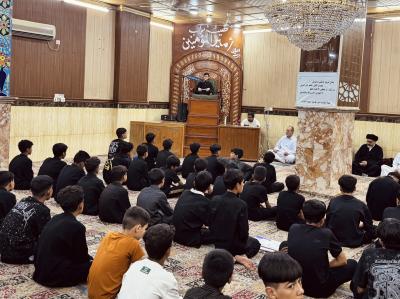 المجمع العلمي يقيم مجلس عزاء بذكرى شهادة الإمام الحسن العسكري (عليه السلام) في المثنى