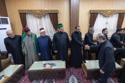 تكريم وفد العتبة العباسية المقدسة لمشاركته في تقديم الخدمات لزائري مرقد الإمامين العسكريّين (عليهما السلام)