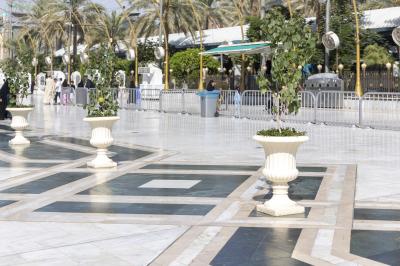 العتبة العباسية المقدسة تنشر أشجار الزينة تزامنًا مع حلول ذكرى ولادة النبي الأكرم(صلى الله عليه وآله)