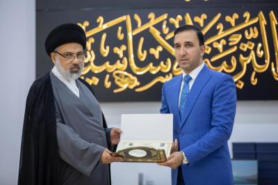 العتبة العباسية المقدسة تكرم المشاركين في مهرجان رحمة للعالمين الدولي بجامعة ديالى