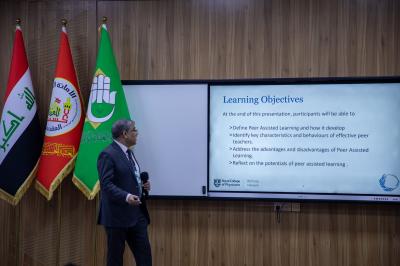 جامعة العميد تقيم ورشة عمل تدريبية في مجال التعليم الطبي الحديث