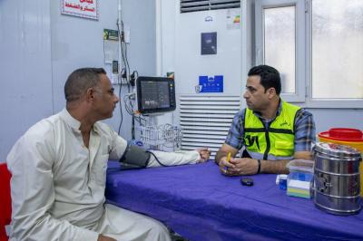 خدمات عدّة يقدمها قسم الشؤون الطبية للزائرين بذكرى المولد النبوي الشريف