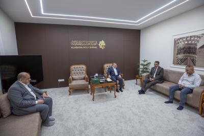 العتبة العباسية المقدسة تبحث سبل التعاون المشترك مع مديرية مجاري كربلاء