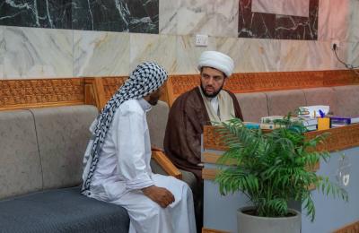 قسم الشؤون الدينية ينشر محطاته التبليغية للإجابة عن استفسارات الزائرين الشرعية