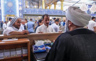 قسم الشؤون الدينية ينشر محطاته التبليغية للإجابة عن استفسارات الزائرين الشرعية