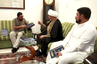 قسم شؤون المعارف يبحث سبل تعزيز التعاون المشترك مع المكتبات التراثية والثقافية في النجف الأشرف