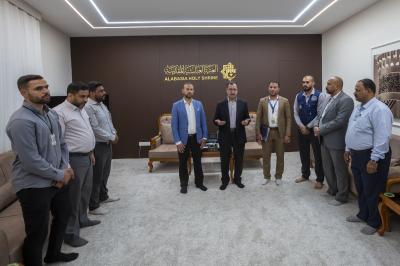 العتبة العباسية المقدسة تكرّم المشاركين في دورة الصحة والسلامة المهنية