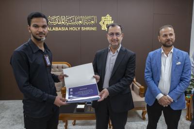 العتبة العباسية المقدسة تكرّم المشاركين في دورة الصحة والسلامة المهنية