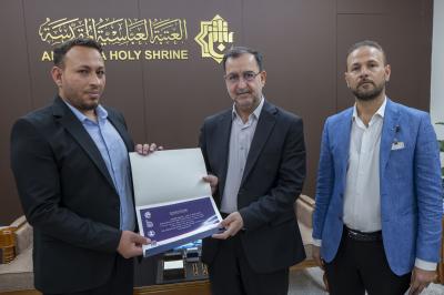 العتبة العباسية المقدسة تكرّم المشاركين في دورة الصحة والسلامة المهنية