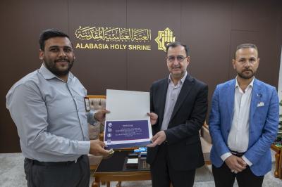 العتبة العباسية المقدسة تكرّم المشاركين في دورة الصحة والسلامة المهنية