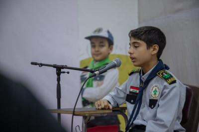 ضمن برنامج فتى الكفيل القرآني.. قسم الشؤون الفكرية يجري اختبارًا دوريًا لطلبة كشافة الكفيل