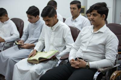 المجمع العلمي يجري الاختبارات التمهيدية لمسابقة العميد القرآنية