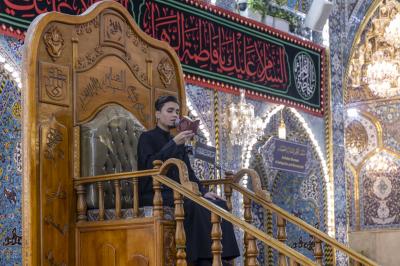 العتبة العباسية المقدسة تقيم مجلس عزاء لإحياء ذكرى شهادة السيدة الزهراء (عليها السلام)
