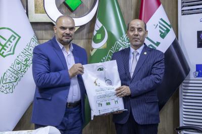 جمعية العميد تبحث مع جامعة كربلاء توقيع اتفاقية تعاونٍ مشترك في الجوانب العلمية والبحثية