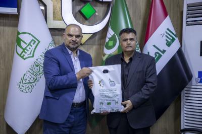 جمعية العميد تبحث مع جامعة كربلاء توقيع اتفاقية تعاونٍ مشترك في الجوانب العلمية والبحثية