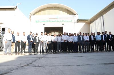 قسم صناعة الشبابيك يستعرض لوفد قسم التطوير جهود ورشة صناعة أبواب المراقد المقدسة وشبابيك الأضرحة