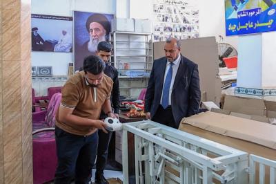 دعمًا لجهودها الخيرية.. جامعة العميد تجهّز العيادة المجانية في ذي قار بالأجهزة الطبية