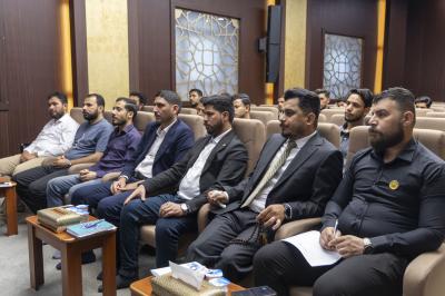 العتبة العباسية المقدسة تنظم ورشة عن فن التفاوض لوفد من محافظة البصرة