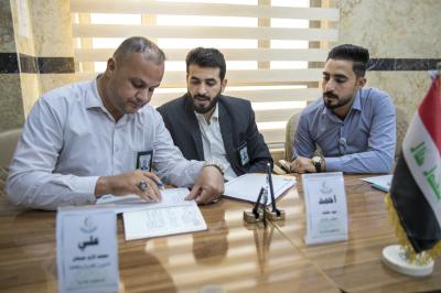 قسم التطوير يقيم دورة تدريبية عن إعداد المراسلات والمخاطبات الإدارية