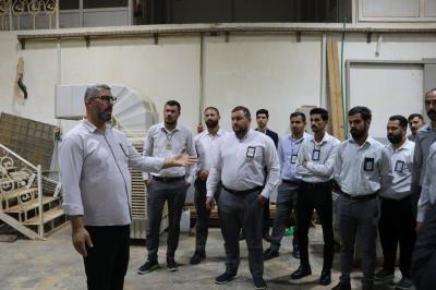 قسم صناعة الشبابيك يستعرض جهود ورشة صناعة أبواب المراقد المقدسة وشبابيك الأضرحة لملاكات العتبة العباسية المقدسة