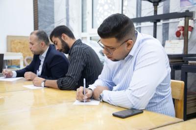قسم الشؤون الفكرية يقيم دورة في مجال ترميم المخطوطات والوثائق لطلبة جامعة الكوفة