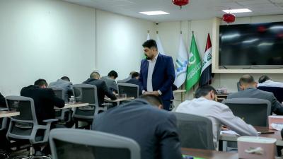 أكاديمية التطوير الإداري تشرع بإجراء الاختبارات النهائية لطلبتها