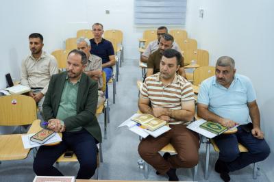 المجمَع العلميّ يُقيم الدورة التطويرية الثانية لأساتذة دوراته القرآنيّة الصيفيّة في صلاح الدين