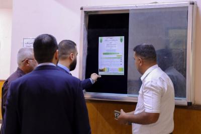 المجمع العلمي يطلق حملة إعلانية في جامعة القادسية للتعريف بفعاليات المشروع القرآني في الجامعات